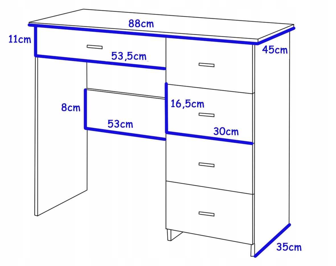 оптимальные размеры офисного стола