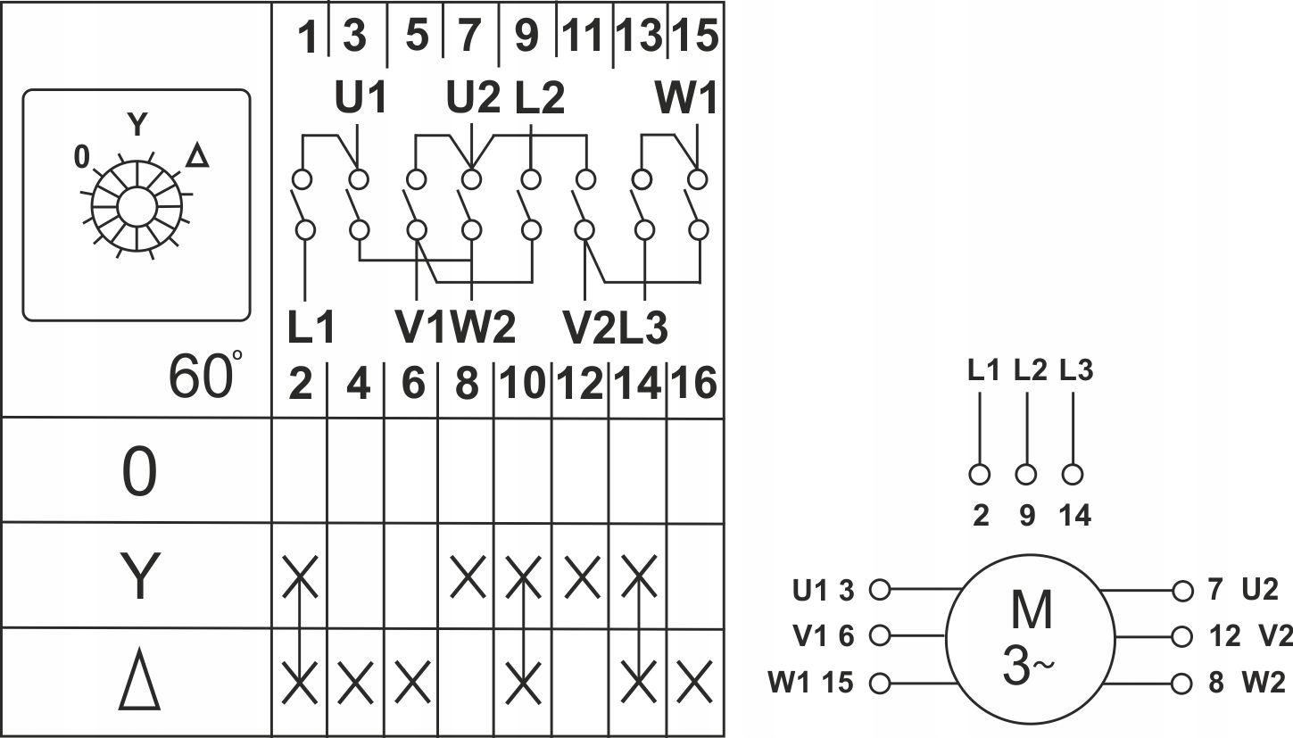 Кулачковый переключатель схема подключения. Переключатель звезда-треугольник трехфазный схема подключения. Кулачковый трехфазный переключатель звезда треугольник. Схема подключения кулачкового переключателя звезда треугольник. Кулачковый переключатель 50а звезда треугольник схема подключения.